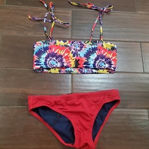 Bikini size medium red bottoms waterpro and small top Zaful